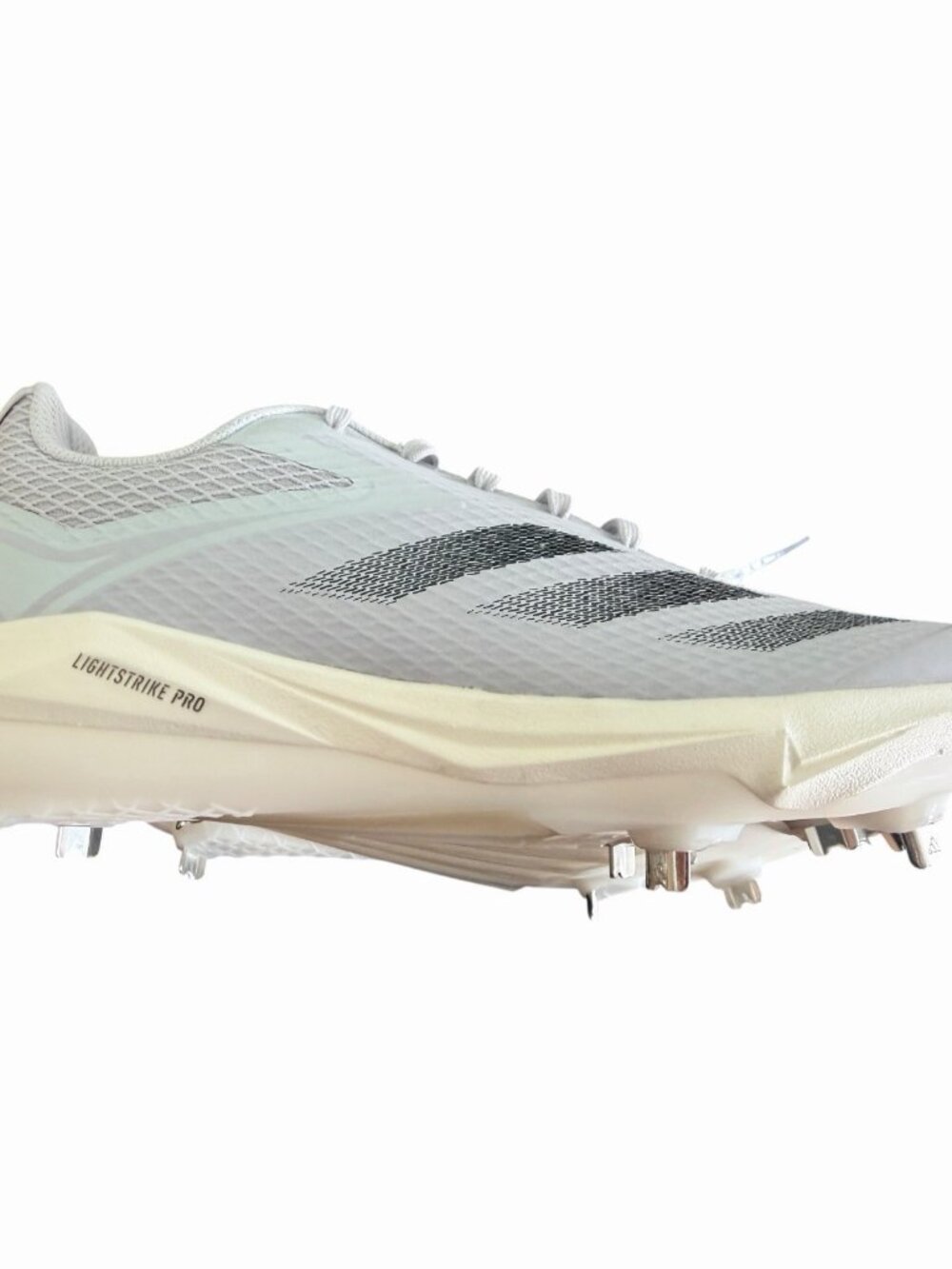 Adidas Adizero Electric BS Men's Size 8 Grey Metal Baseball Cleats IF3266